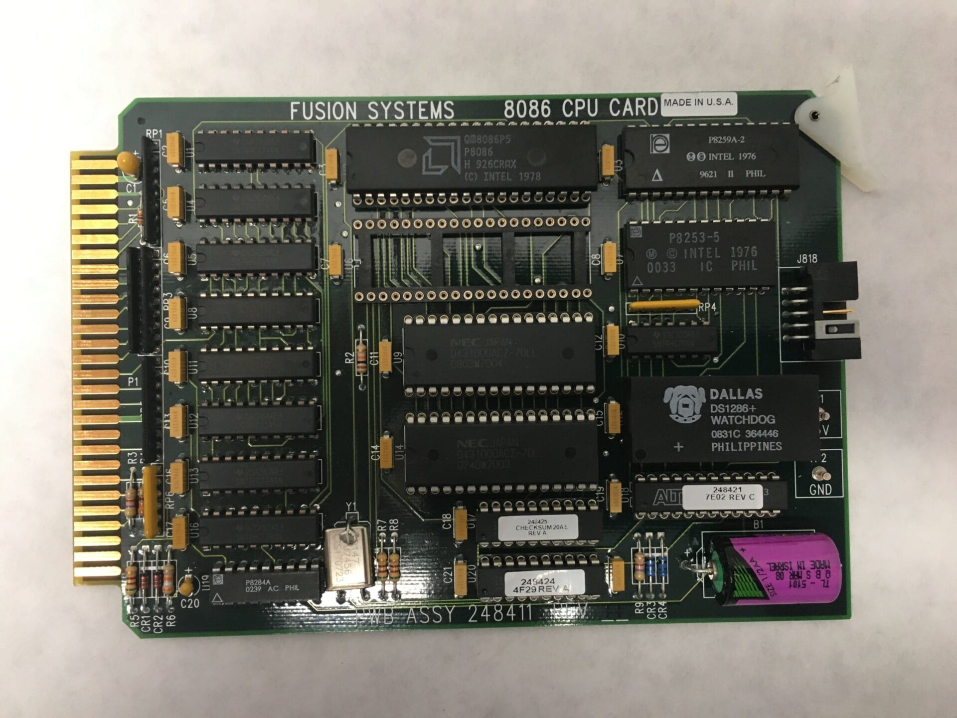 248411 | Fusion PWB Assembly 8086 CPU Card Refurbishment